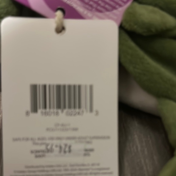 Green Plush Alligator Toy - Picture 4 of 4